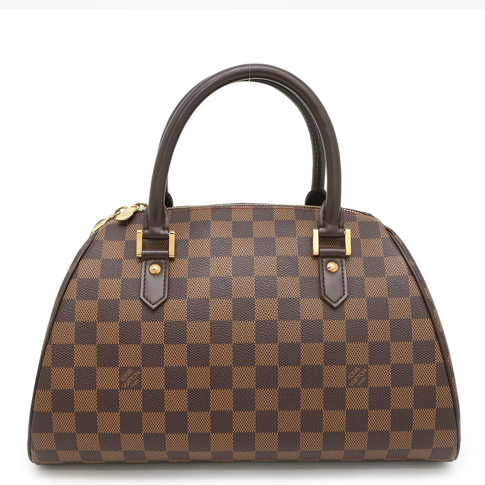 Louis Vuitton Damier Ebene Brown Rivera Handbag Bag